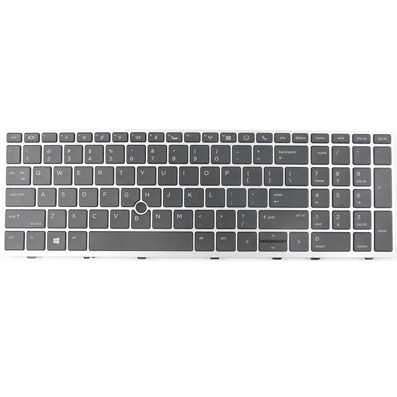 English keyboard for HP zbook 15u G5 - Click Image to Close